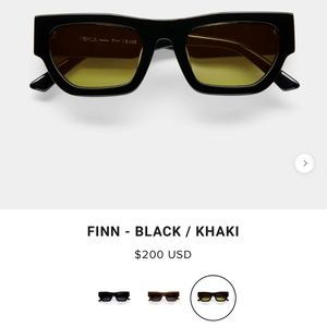 Vehla Sunglasses: Finn - Black / Khaki